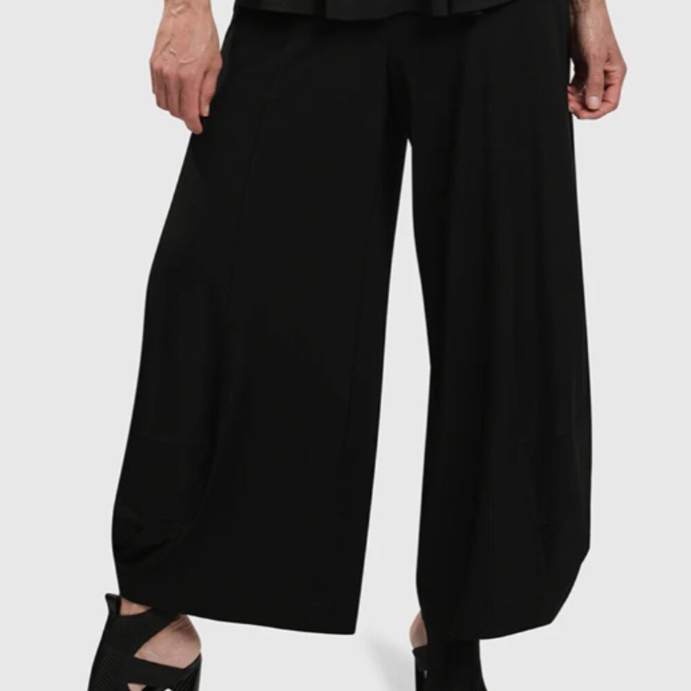 Alembika Punto Pant, black jersey, size 4=US size 12-14